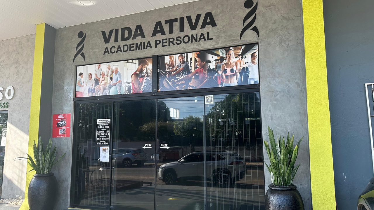 Imagem da estrutura da academia