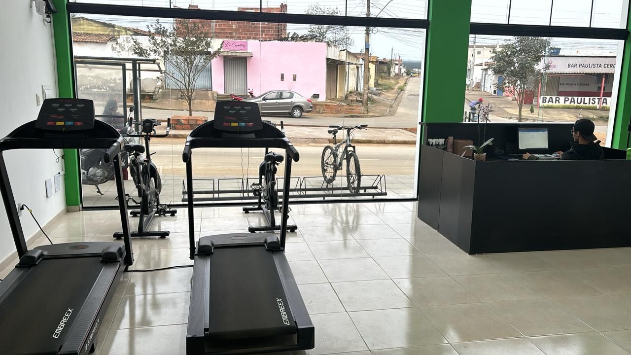 Imagem da estrutura da academia