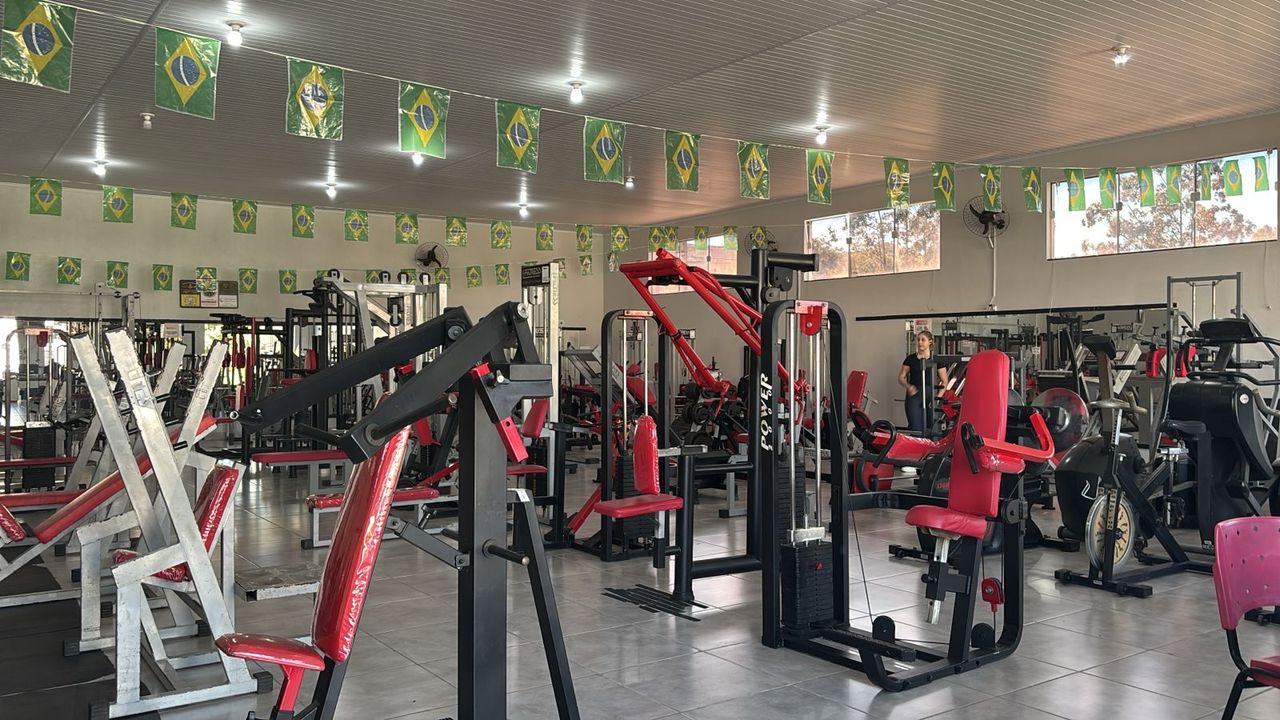 Imagem da estrutura da academia