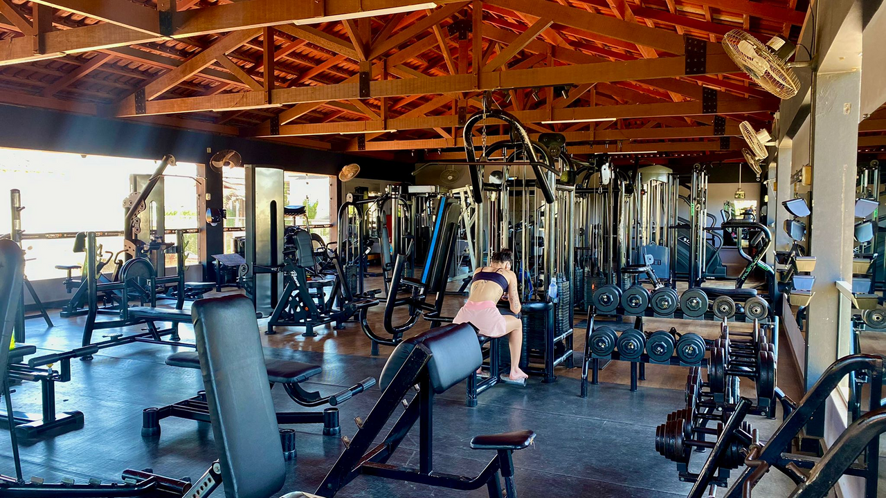 Imagem da estrutura da academia