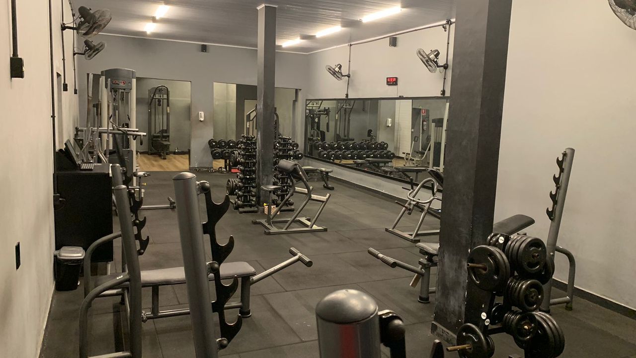 Imagem da estrutura da academia