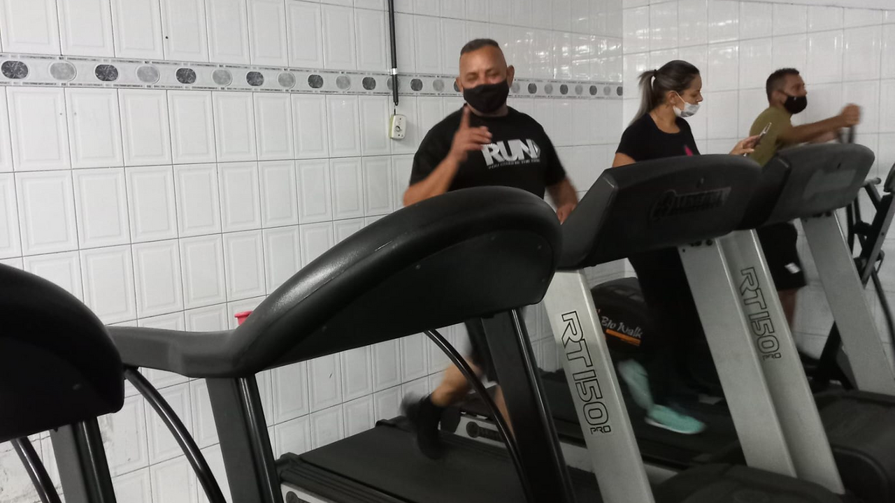 Imagem da estrutura da academia