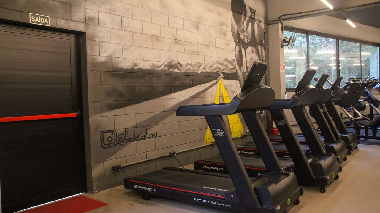 Imagem da estrutura da academia