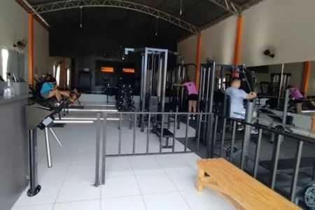 Imagem da estrutura da academia