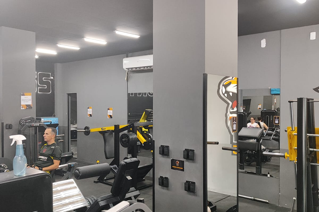 Imagem da estrutura da academia