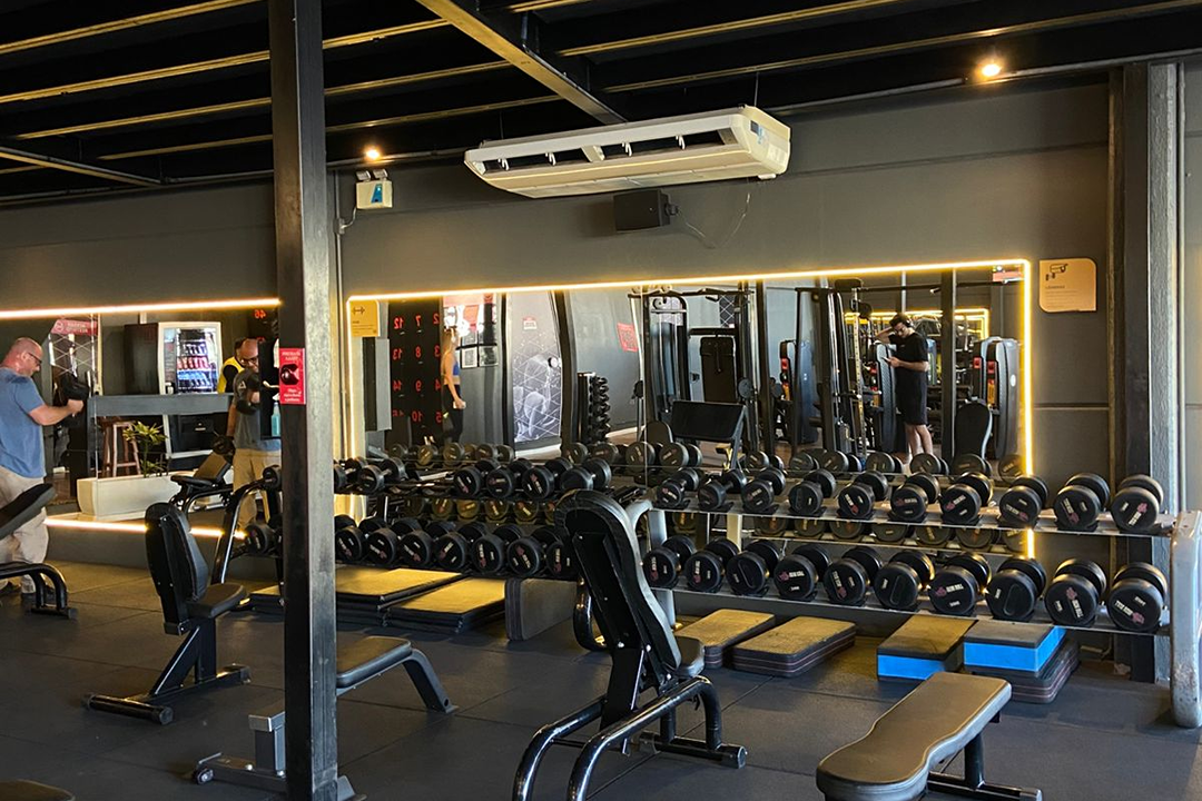 Imagem da estrutura da academia