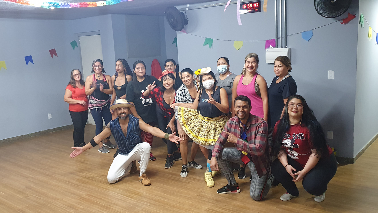 Imagem da estrutura da academia