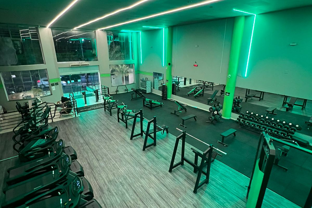 Imagem da estrutura da academia