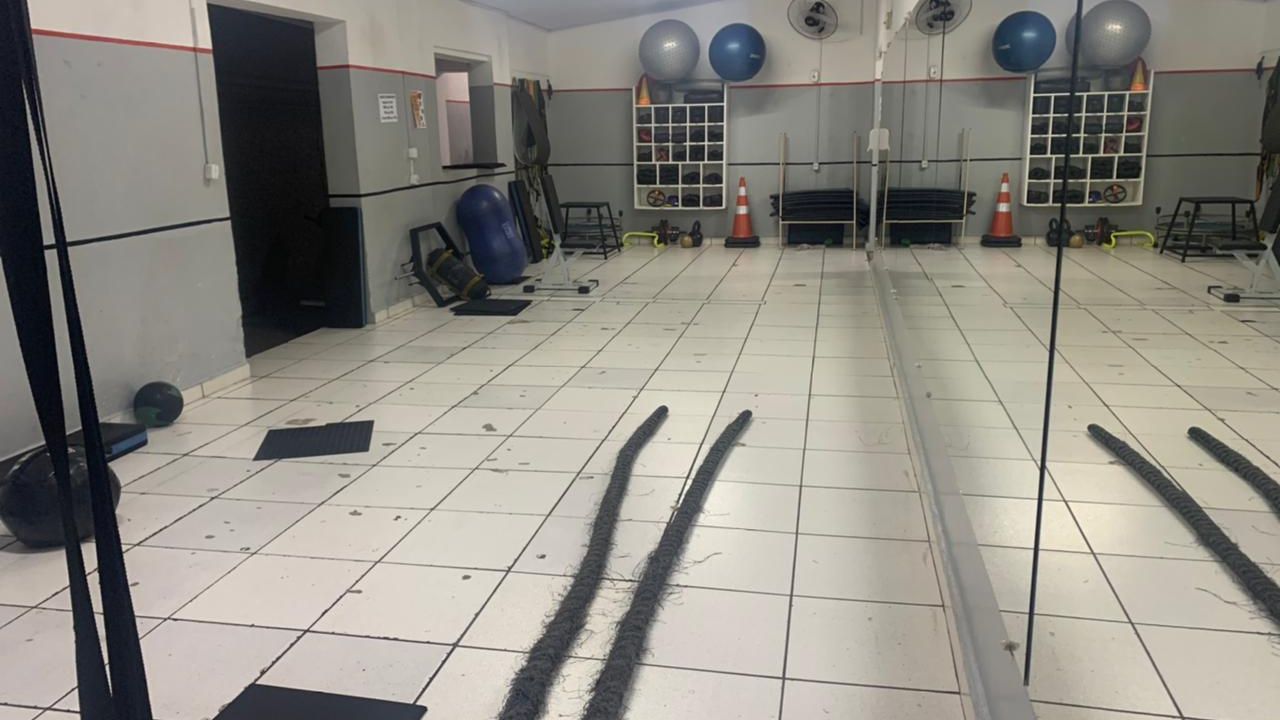 Imagem da estrutura da academia