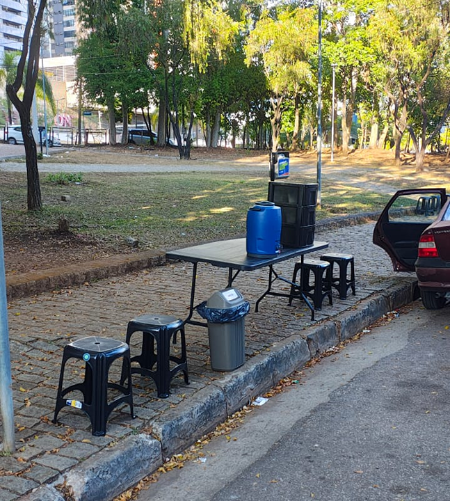 Imagem da estrutura da academia