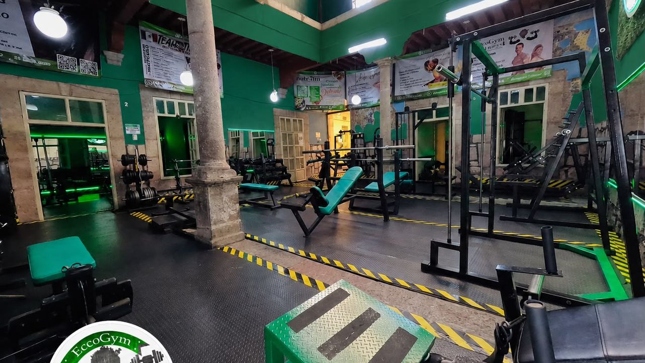 Imagem da estrutura da academia