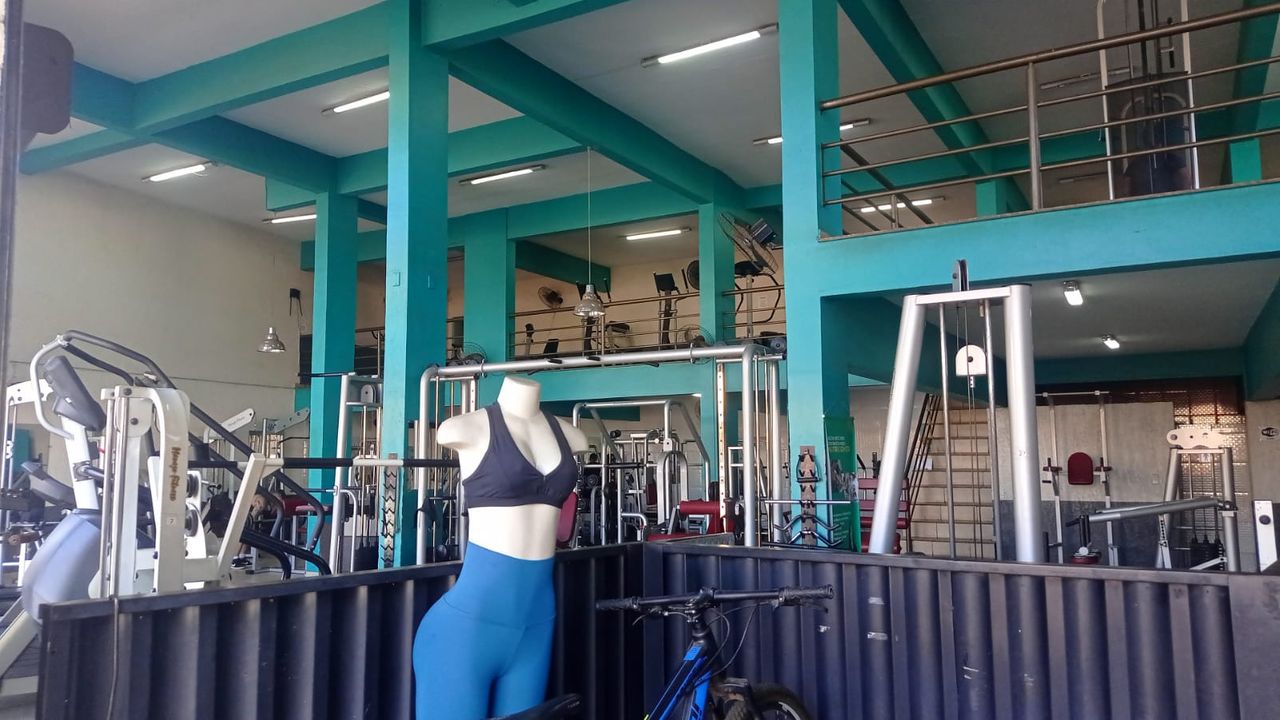 Imagem da estrutura da academia