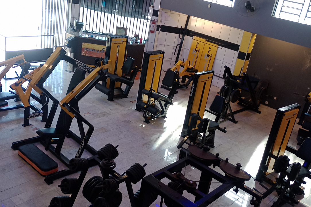 Imagem da estrutura da academia