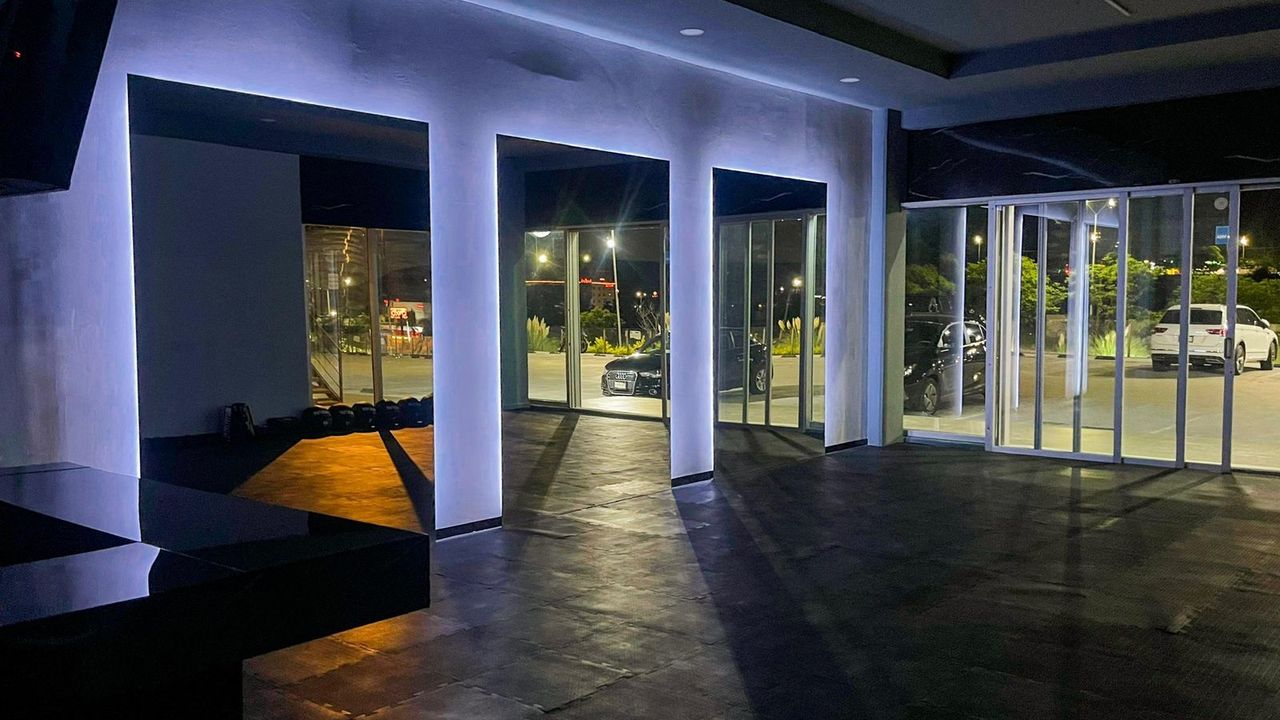 Imagem da estrutura da academia