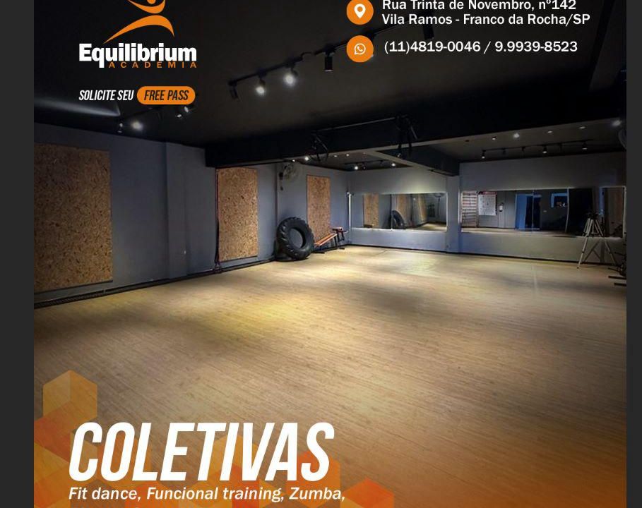 Imagem da estrutura da academia