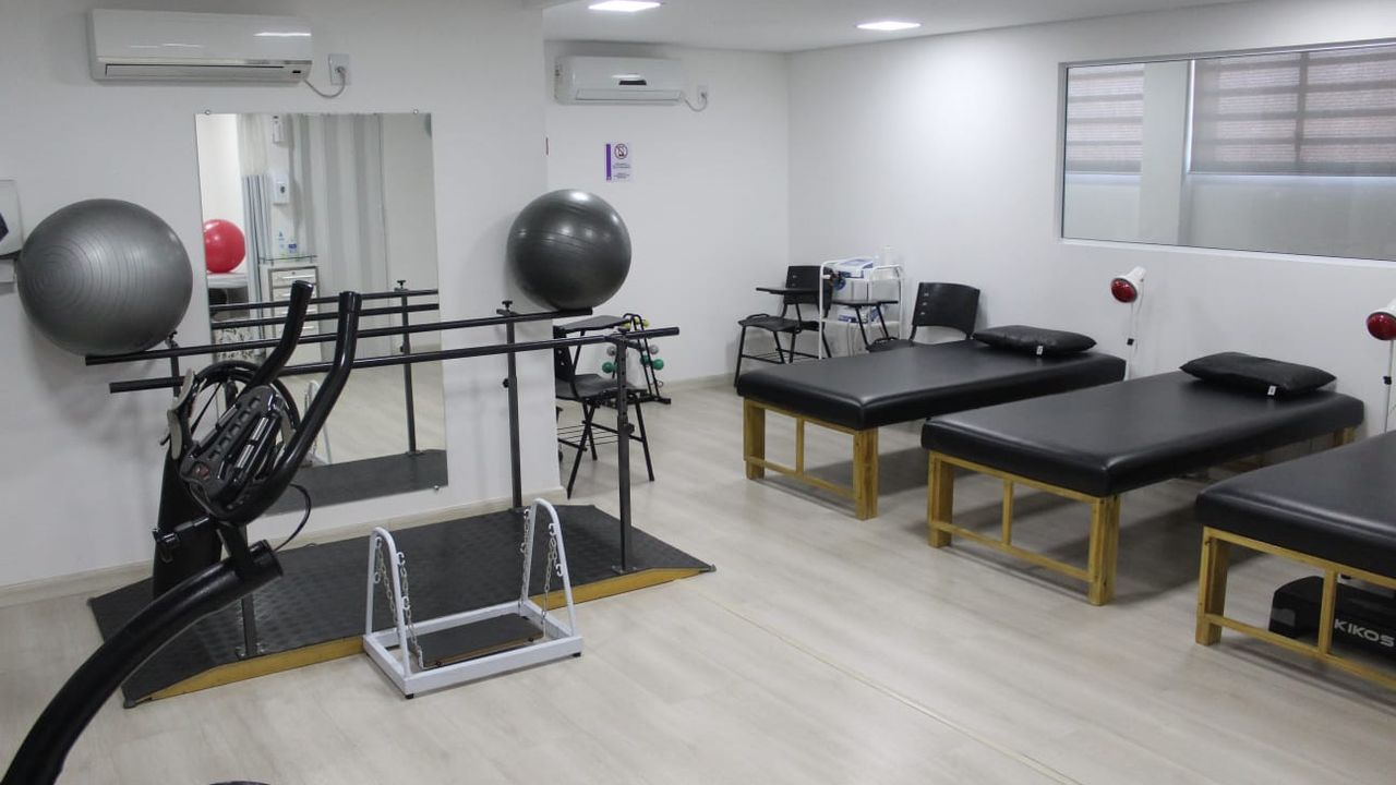 Imagem da estrutura da academia