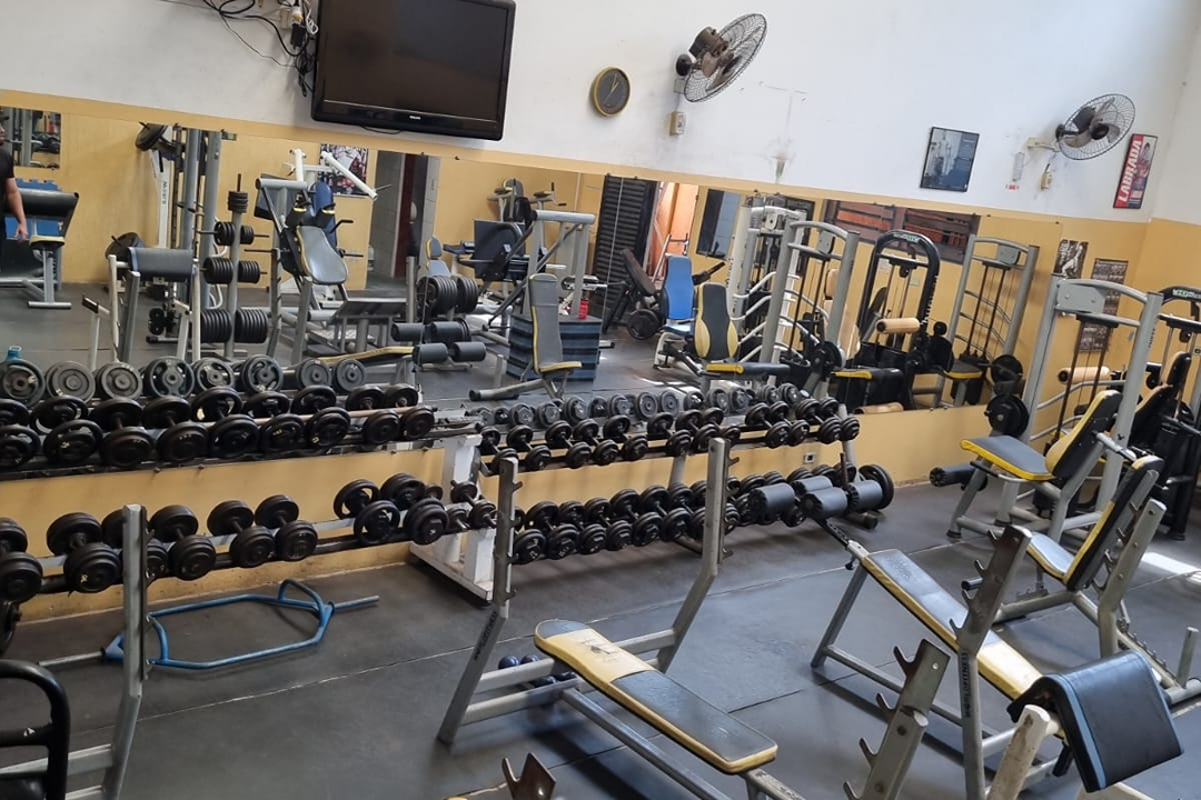 Imagem da estrutura da academia