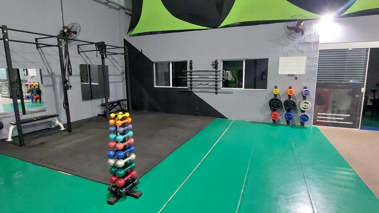 Imagem da estrutura da academia