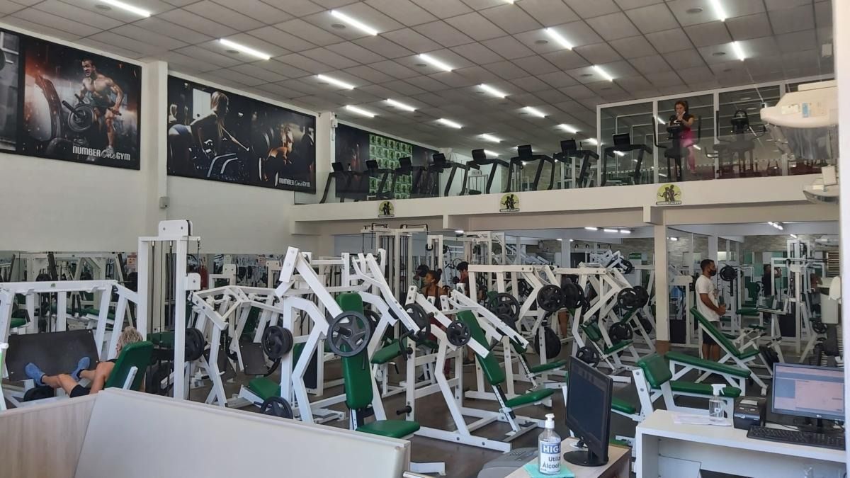 Imagem da estrutura da academia