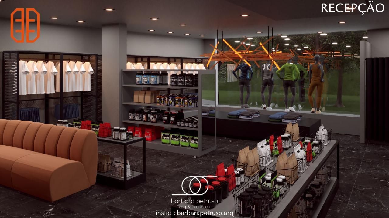 Imagem da estrutura da academia