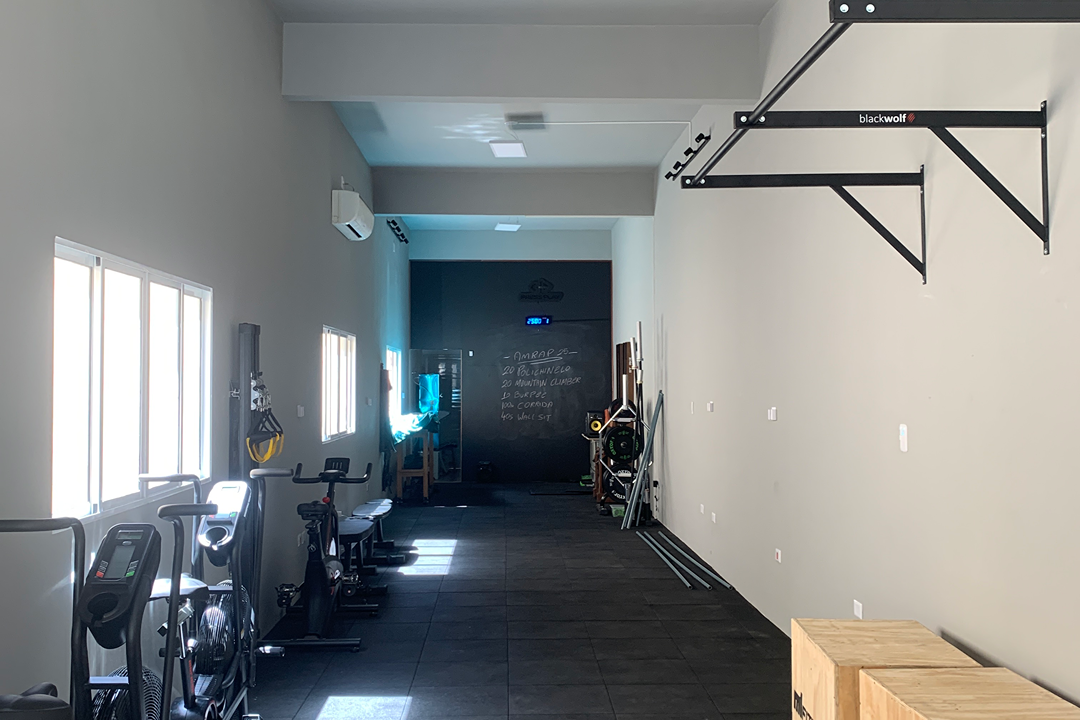 Imagem da estrutura da academia