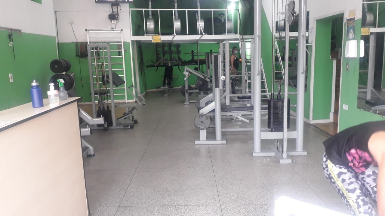 Imagem da estrutura da academia