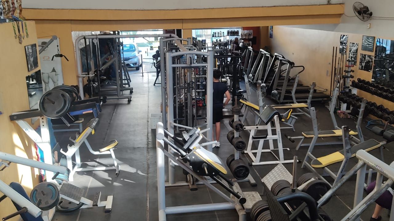 Imagem da estrutura da academia