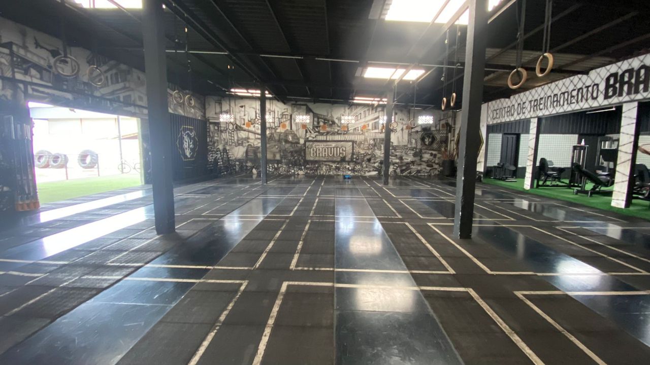 Imagem da estrutura da academia