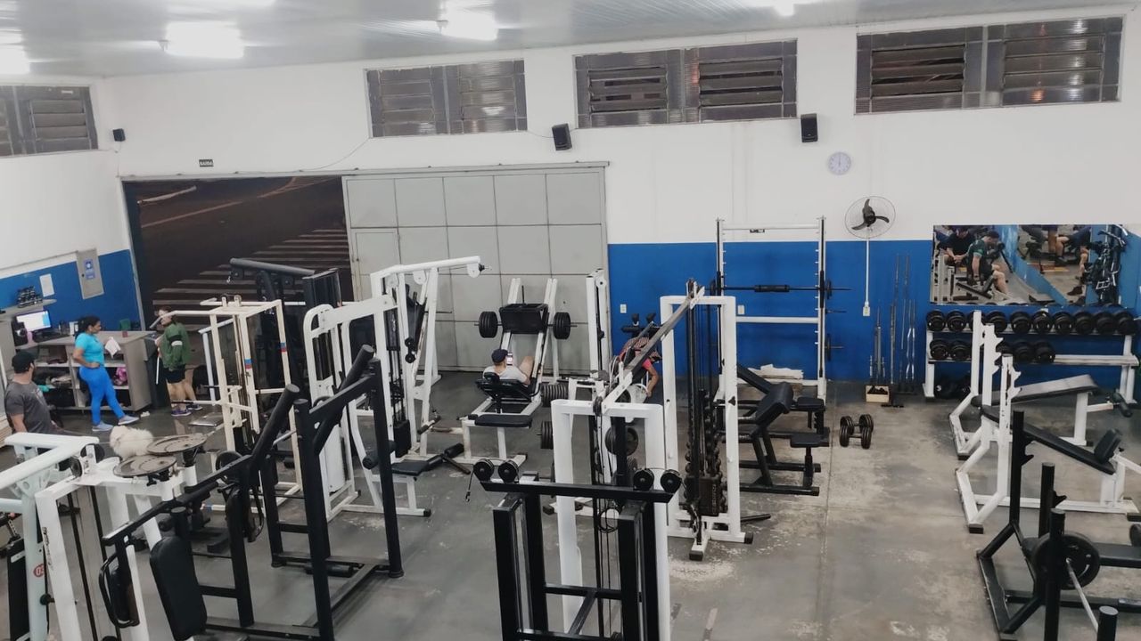 Imagem da estrutura da academia