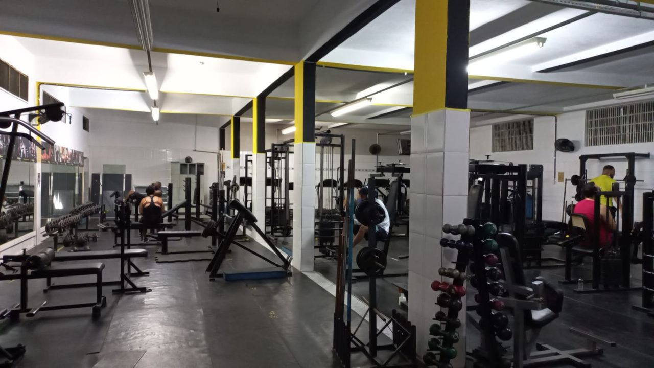 Imagem da estrutura da academia