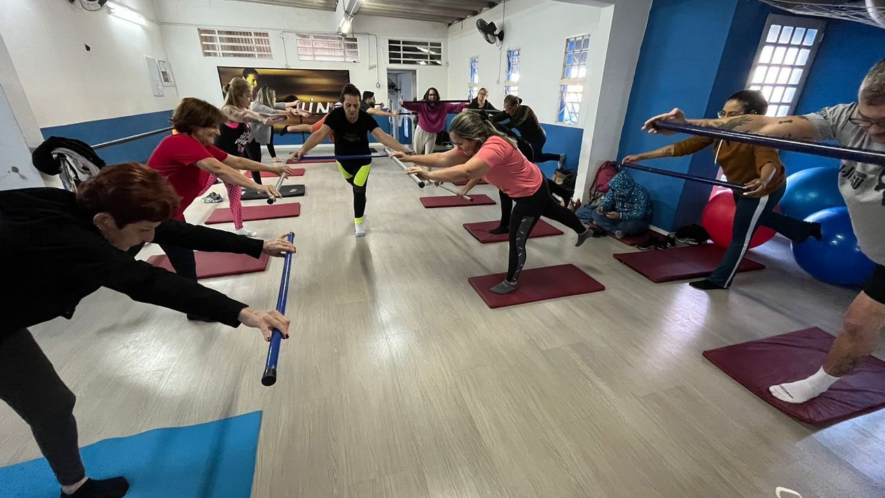Imagem da estrutura da academia