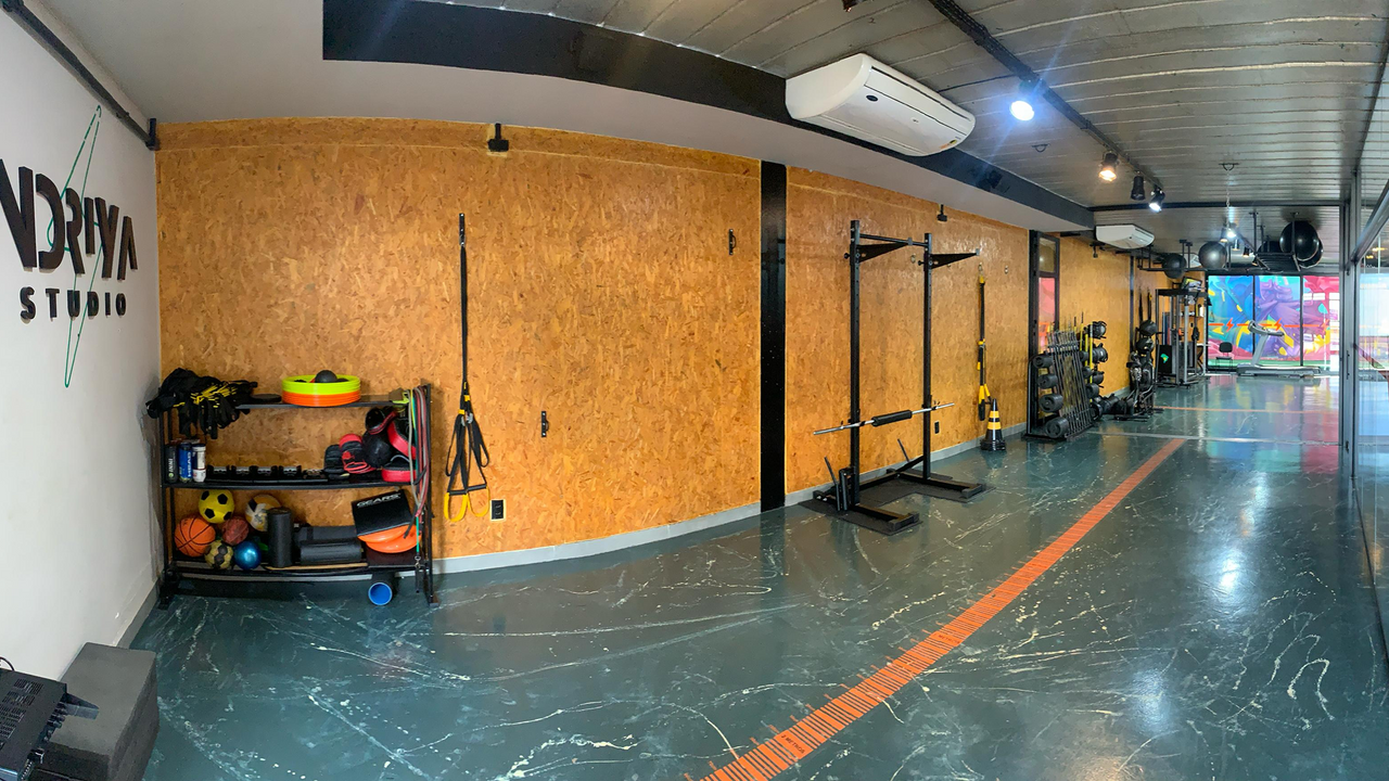 Imagem da estrutura da academia