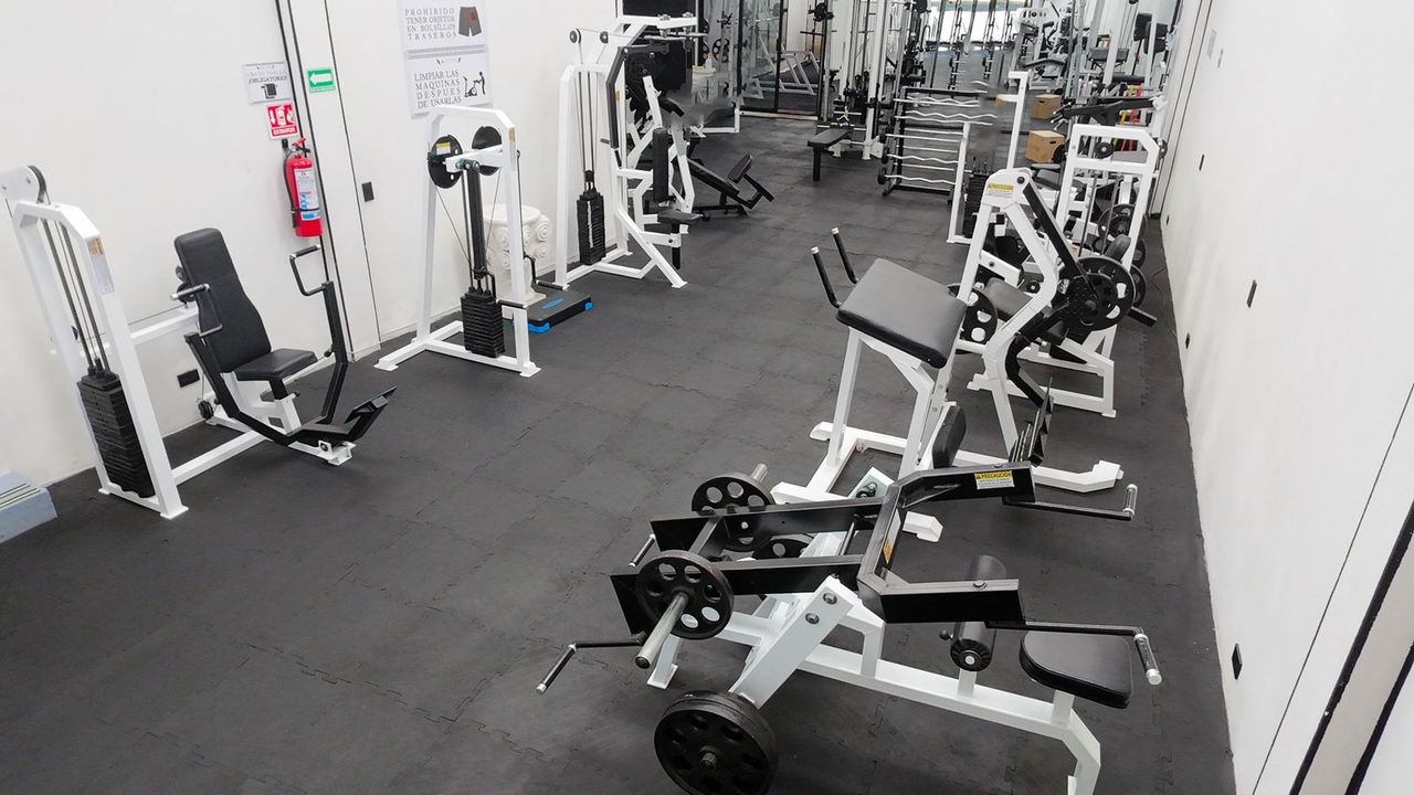 Imagem da estrutura da academia