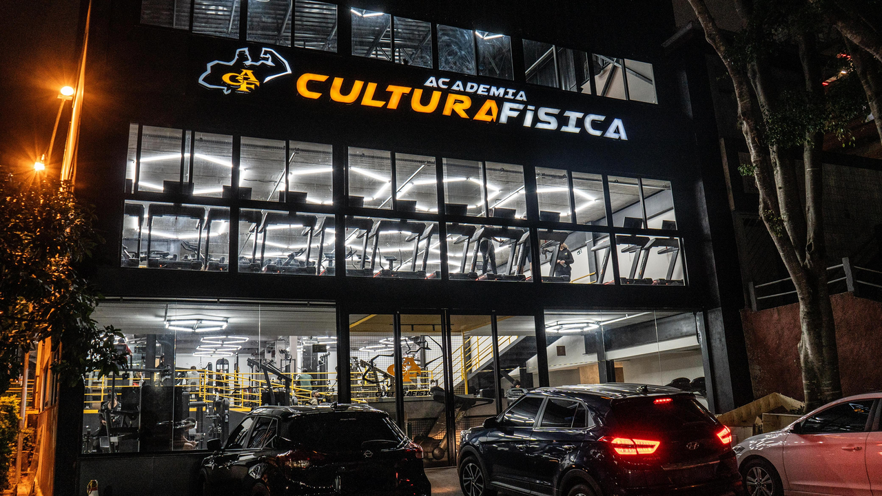Imagem da estrutura da academia