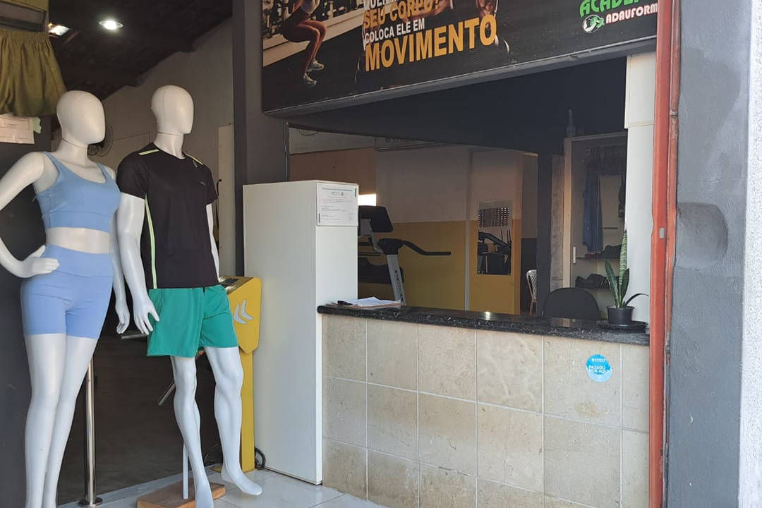 Imagem da estrutura da academia