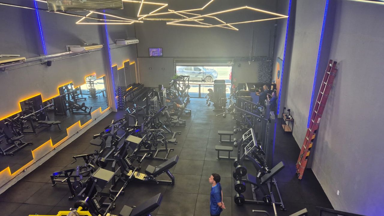 Imagem da estrutura da academia