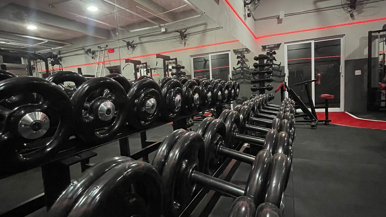 Imagem da estrutura da academia