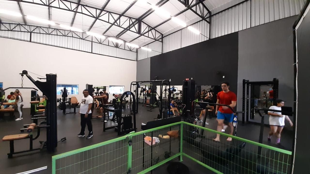 Imagem da estrutura da academia