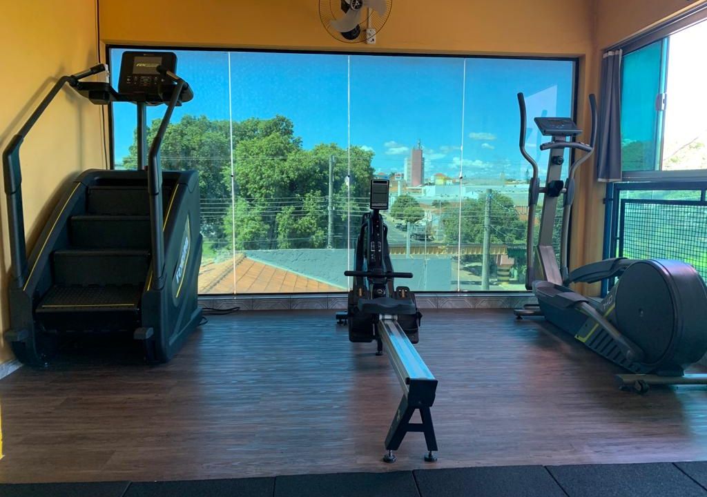 Imagem da estrutura da academia