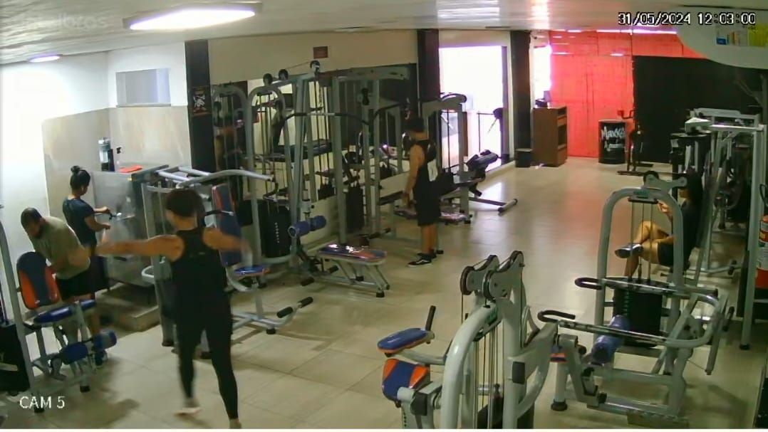 Imagem da estrutura da academia