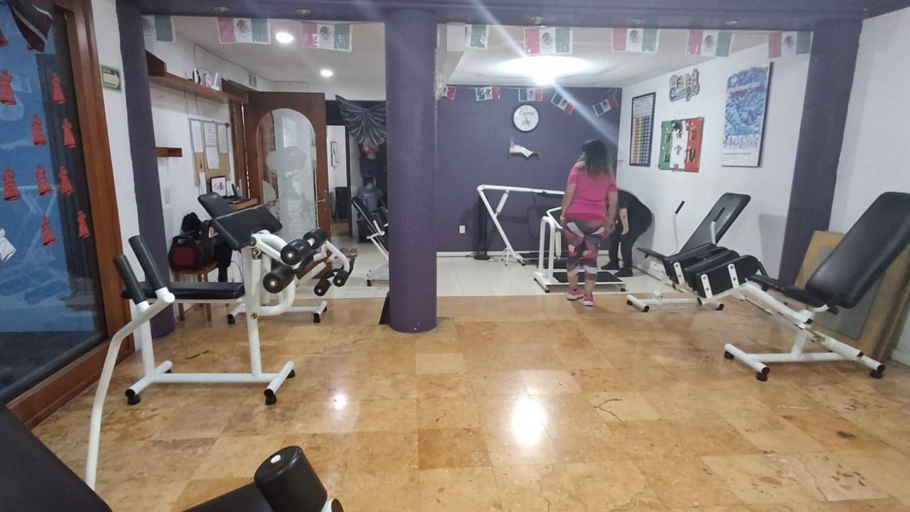 Imagem da estrutura da academia