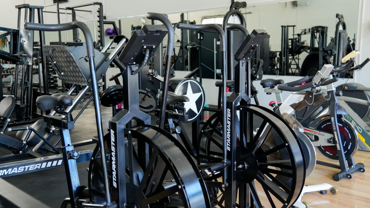 Imagem da estrutura da academia