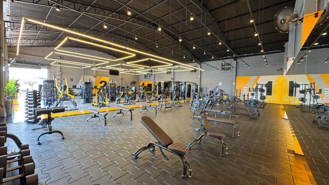 Imagem da estrutura da academia