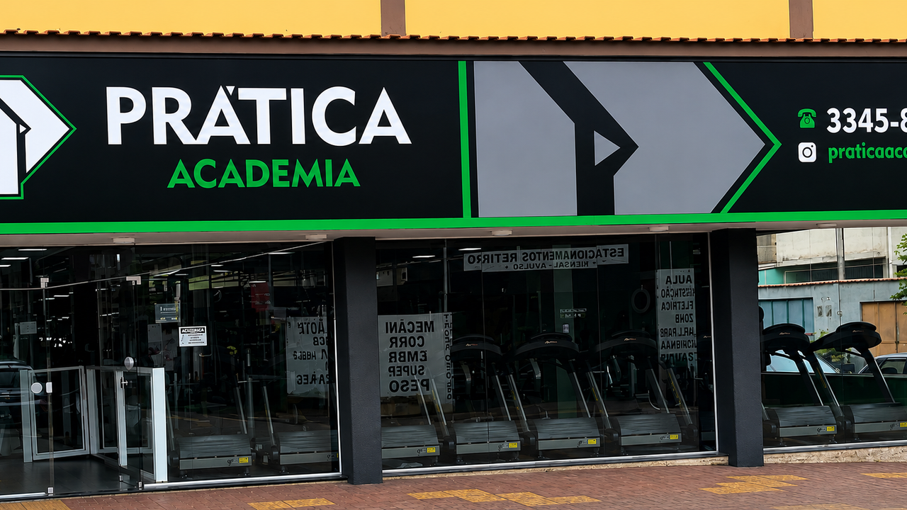 Imagem da estrutura da academia