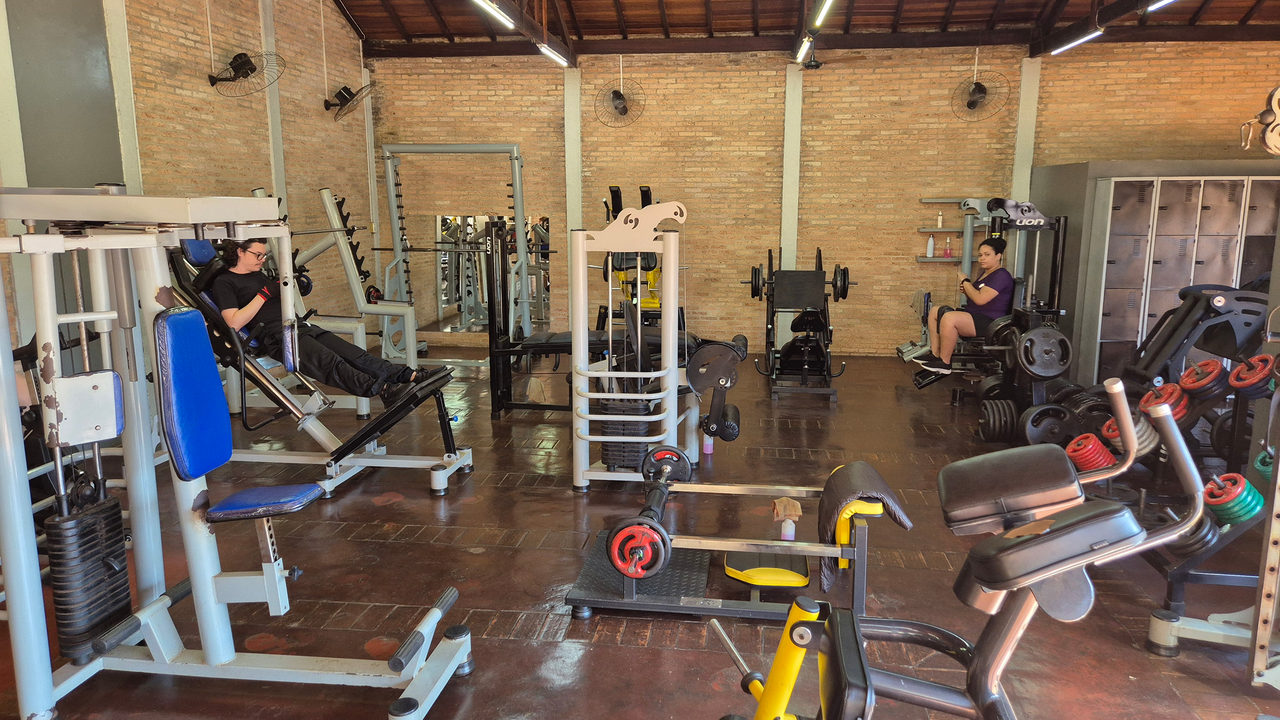 Imagem da estrutura da academia