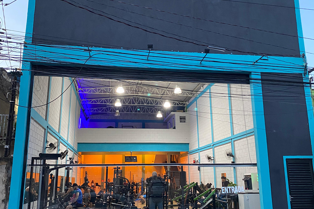 Imagem da estrutura da academia