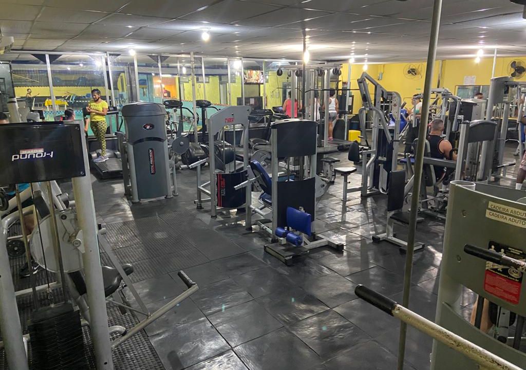 Imagem da estrutura da academia
