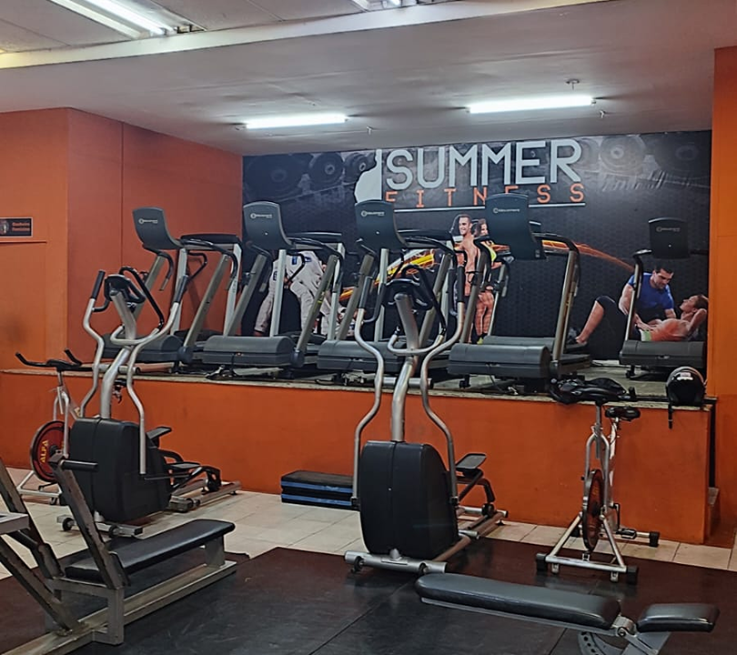 Imagem da estrutura da academia