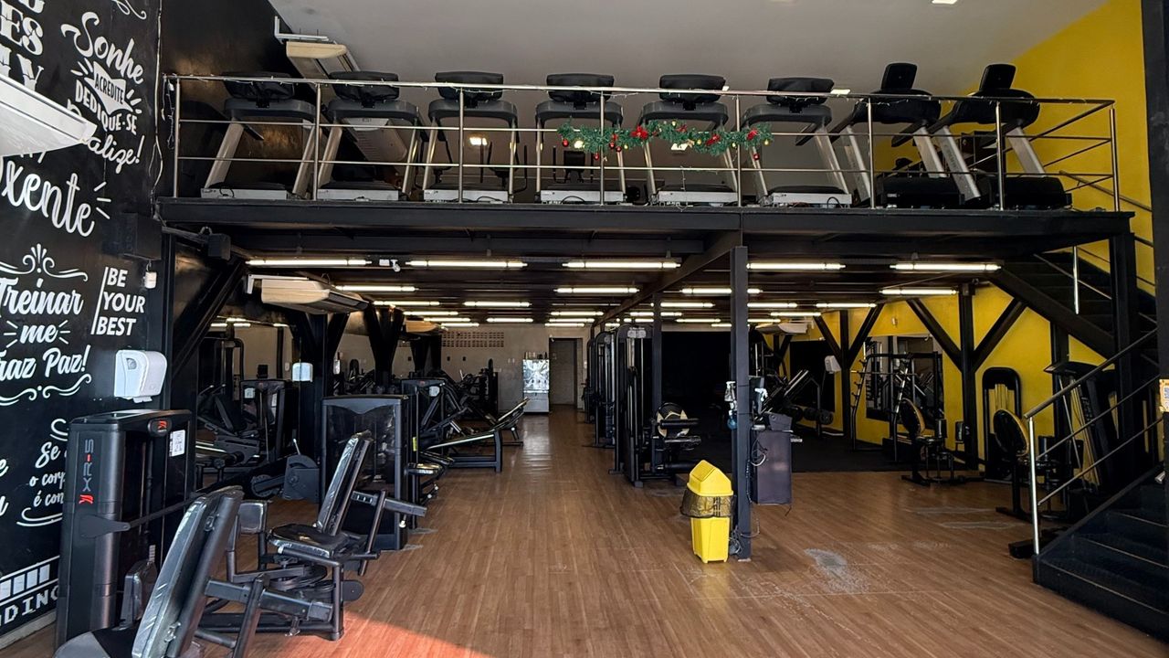 Imagem da estrutura da academia