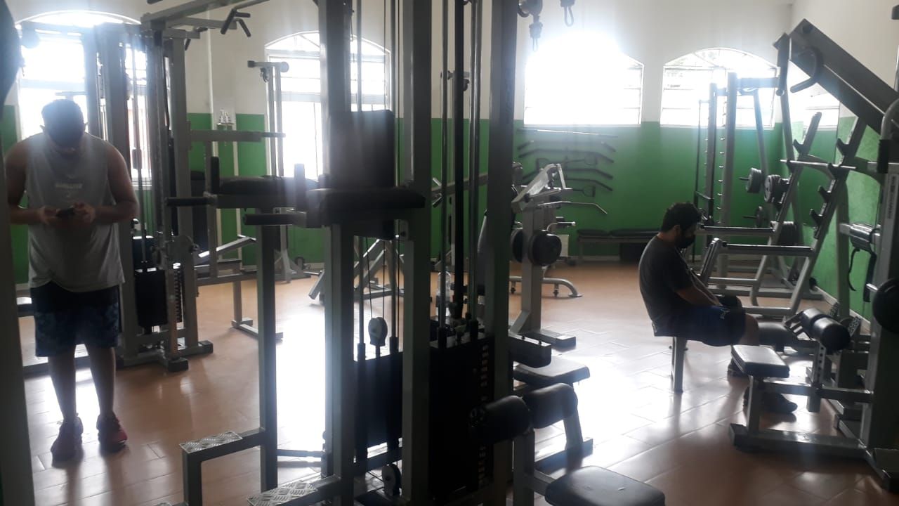 Imagem da estrutura da academia